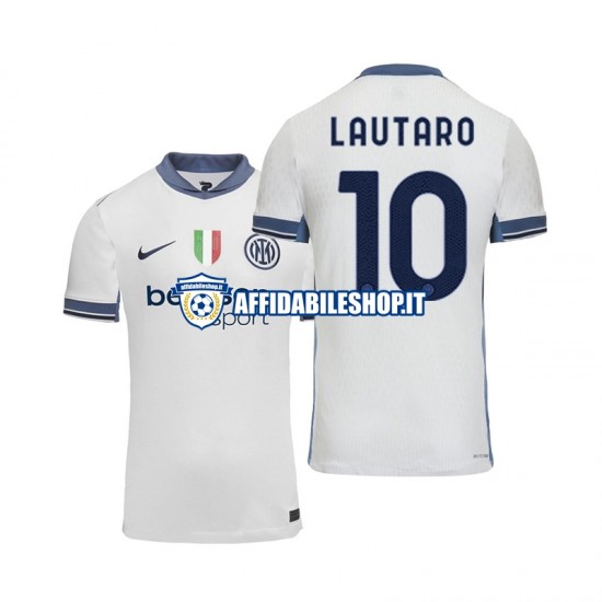 Maglia Inter Milan Lautaro 10 2024-2025 Uomo Manica Corta, Gara Away