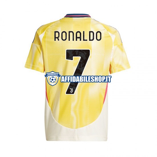 Maglia Juventus Cristiano Ronaldo 7 2024-2025 Uomo Manica Corta, Gara Away