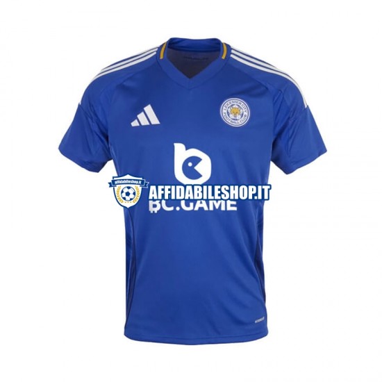 Maglia Leicester City 2024-2025 Uomo Manica Corta, Gara Home