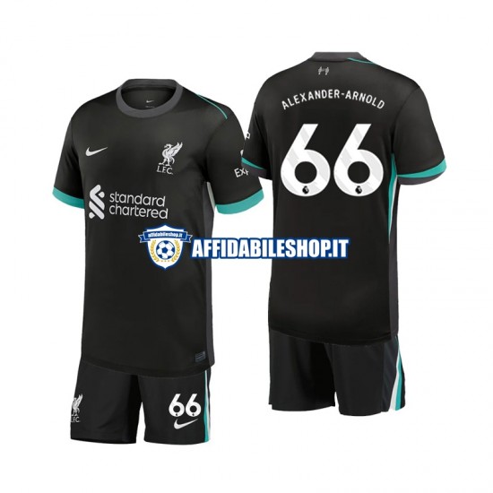 Maglia Liverpool Alexander-Arnold 66 2024-2025 Bambino 3-13 anni Manica Corta, Gara Away