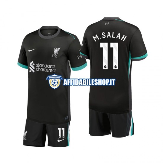 Maglia Liverpool M.Salah 11 2024-2025 Bambino 3-13 anni Manica Corta, Gara Away