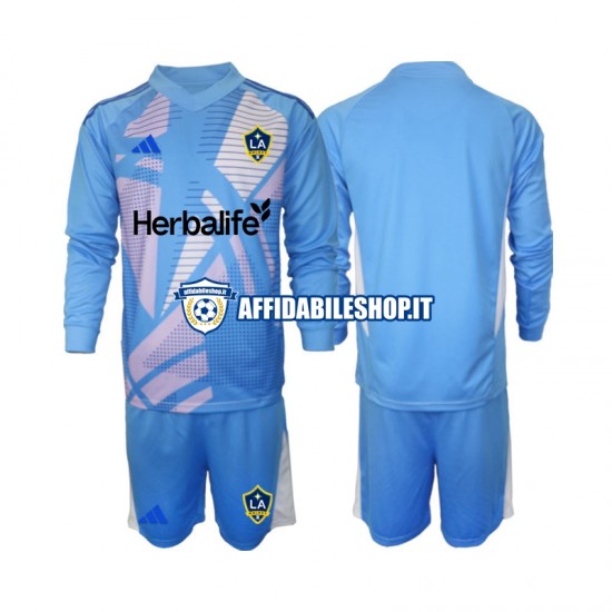 Maglia Los Angeles Galaxy Portiere 2024-2025 Bambino 3-13 anni Manica Lunga, Gara Away