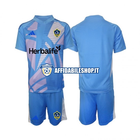 Maglia Los Angeles Galaxy Portiere 2024-2025 Bambino 3-13 anni Manica Corta, Gara Away