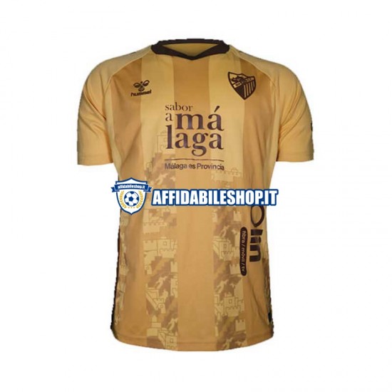 Maglia Málaga CF 2024-2025 Uomo Manica Corta, Gara Away