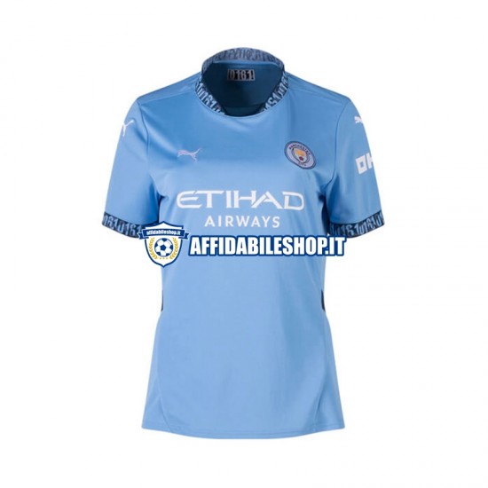 Maglia Manchester City 2024-2025 Donna Manica Corta, Gara Home