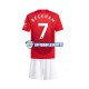 Maglia Manchester United Beckham 7 2024-2025 Bambino 3-13 anni Manica Corta, Gara Home