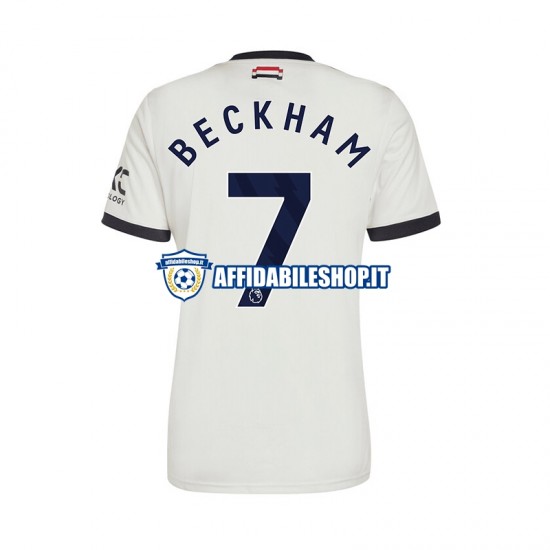 Maglia Manchester United Beckham 7 2024-2025 Uomo Manica Corta, Gara Terza