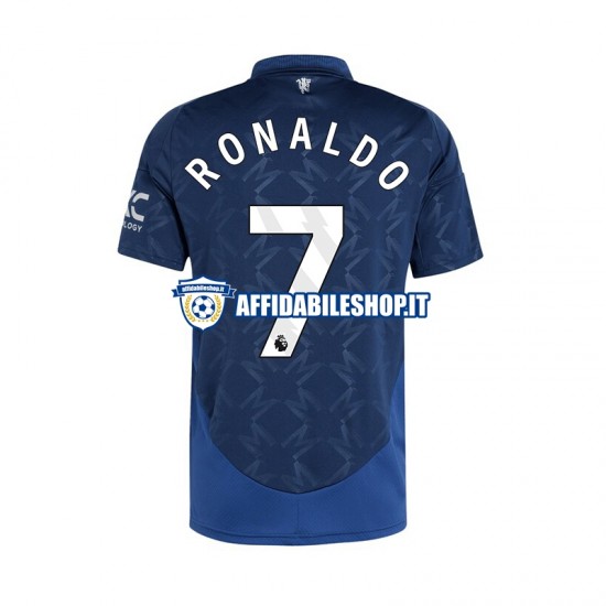 Maglia Manchester United Cristiano Ronaldo 7 2024-2025 Uomo Manica Corta, Gara Away