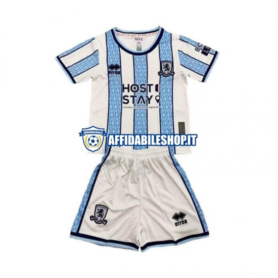 Maglia Middlesbrough 2024-2025 Bambino 3-13 anni Manica Corta, Gara Away