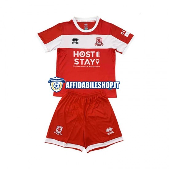 Maglia Middlesbrough 2024-2025 Bambino 3-13 anni Manica Corta, Gara Home