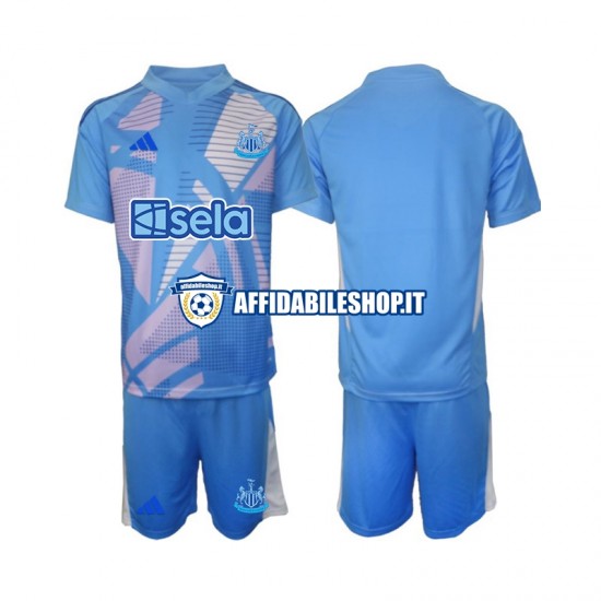 Maglia Newcastle United Portiere 2024-2025 Bambino 3-13 anni Manica Corta, Gara Away