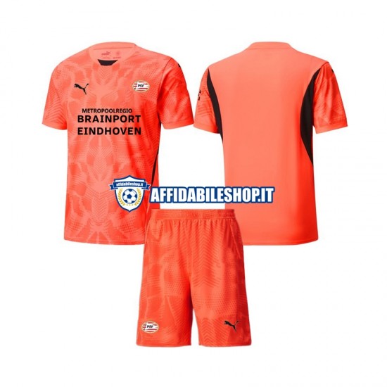 Maglia PSV Eindhoven Portiere 2024-2025 Bambino 3-13 anni Manica Corta, Gara Home