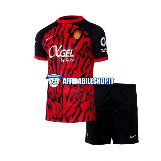 Maglia RCD Mallorca 2024-2025 Bambino 3-13 anni Manica Corta, Gara Home