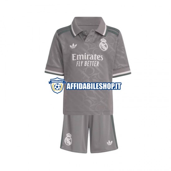 Maglia Real Madrid 2024-2025 Bambino 3-13 anni Manica Corta, Gara Terza