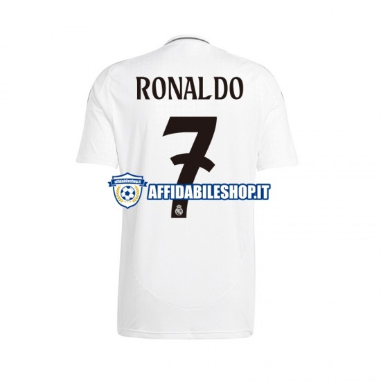 Maglia Real Madrid Cristiano Ronaldo 7 2024-2025 Uomo Manica Corta, Gara Home