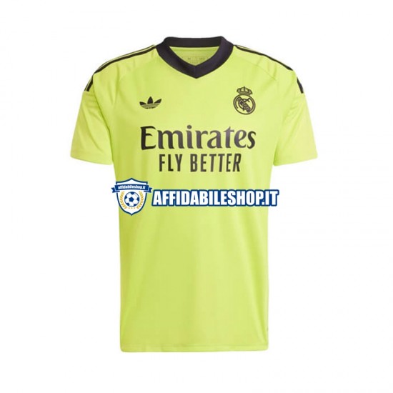 Maglia Real Madrid Portiere 2024-2025 Uomo Manica Corta, Gara Terza