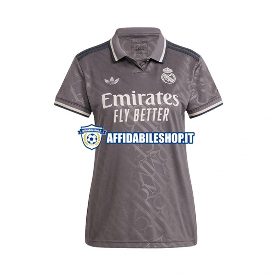 Maglia Real Madrid 2024-2025 Donna Manica Corta, Gara Terza