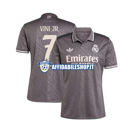 Maglia Real Madrid VINI JR 7 2024-2025 Uomo Manica Corta, Gara Terza