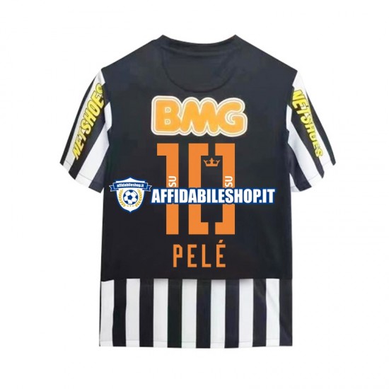 Maglia Santos PELE 10 Retro 2011-2012 Uomo Manica Corta, Gara Away