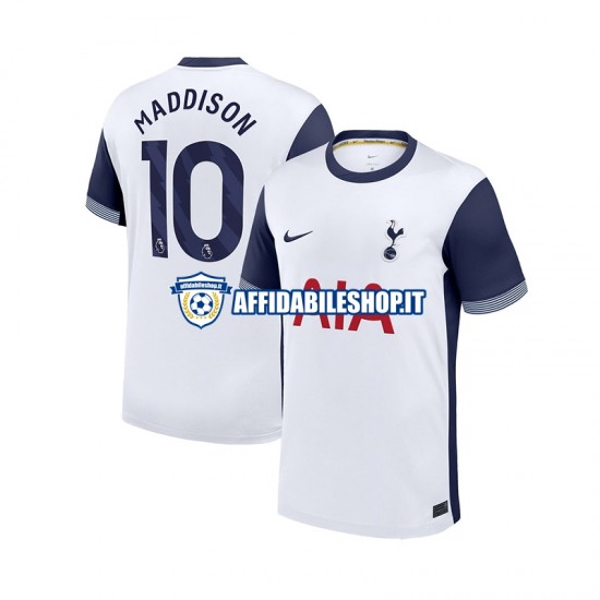 Maglia Tottenham Hotspur James Maddison 10 2024-2025 Uomo Manica Corta, Gara Home