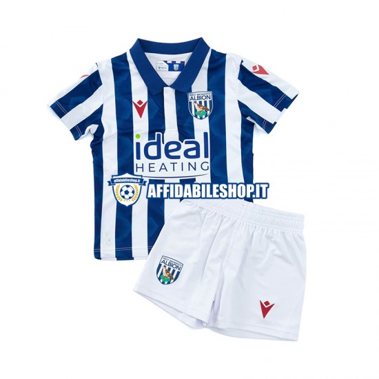 Maglia West Bromwich Albion 2024-2025 Bambino 3-13 anni Manica Corta, Gara Home