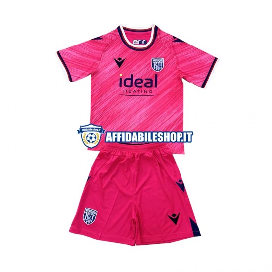 Maglia West Bromwich Albion 2024-2025 Bambino 3-13 anni Manica Corta, Gara Terza