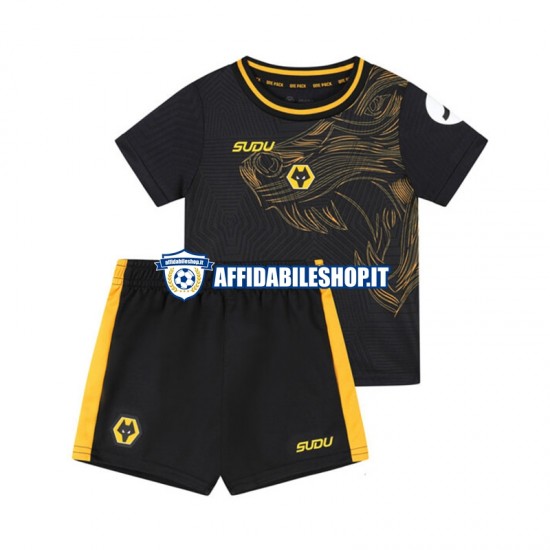 Maglia Wolverhampton Wanderers 2024-2025 Bambino 3-13 anni Manica Corta, Gara Away